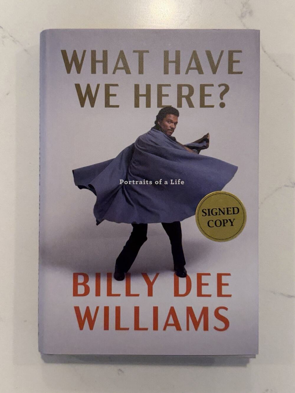 SIGNED BILLY DEE WILLIAMS WHAT HAVE WE HERE? FIRST EDITION HARDCOVER AUTOGRAPH 5